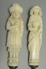 Messer, Besteck mit Elfenbeingriffen