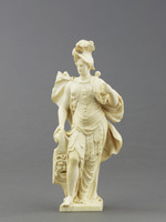 Statuette Minerva aus dem Gehäuse zur Planetenlaufuhr